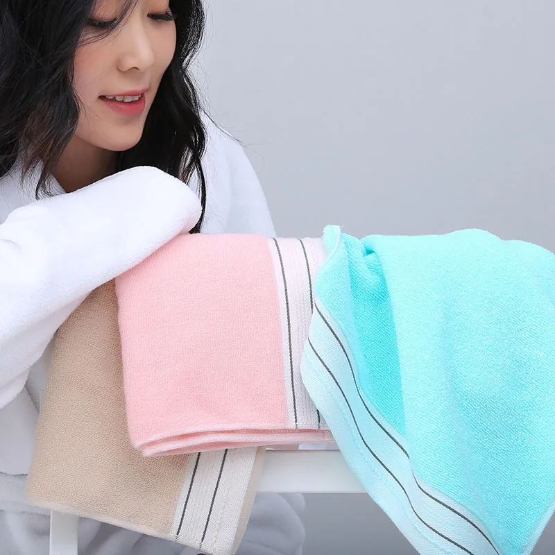 

Bath Towel For Home Terry Towels Adults Wisp For Body For Bath And Sauna Soft Water Absorption Thicken 90g 100% Cotton 32*72cm