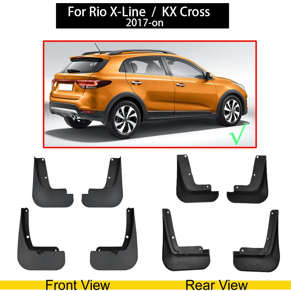 Брызговики XUKEY для Kia Rio Soul Cerato Spectra Forte Optima Sportage K3 K5 X-line KX Cross Брызговики