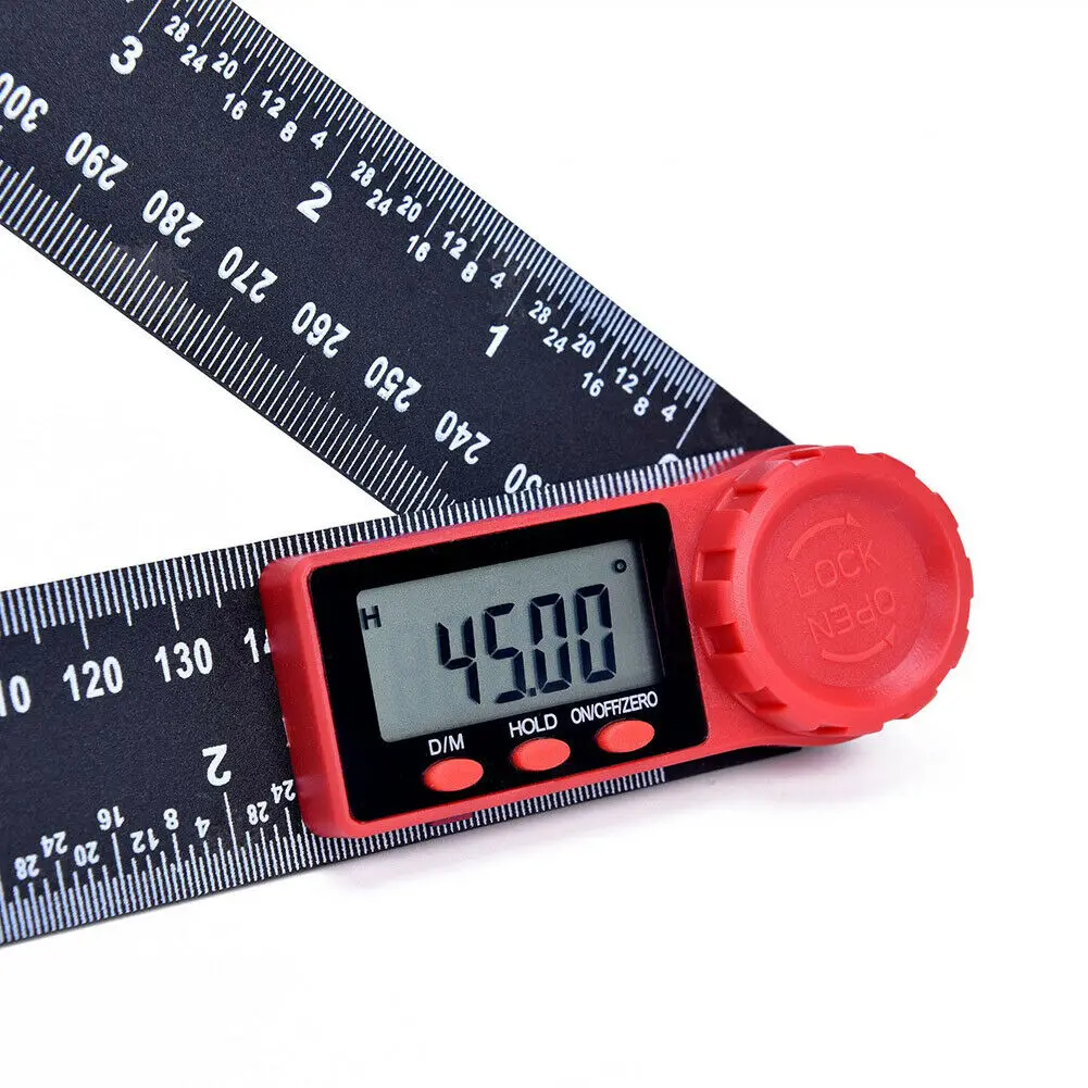 

Digital Angle Finder Protractor Ruler 360 Degrees LCD Display Angle Gauge Measure Tools UY8
