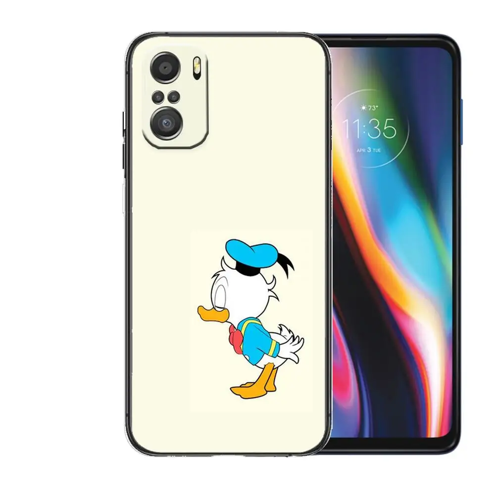 Disney duck phone Phone Case For xiaomi mi 11 Lite pro Ultra 10s 9 8 MIX 4 FOLD 10T 5g Black Cover Silicone Back Prett |