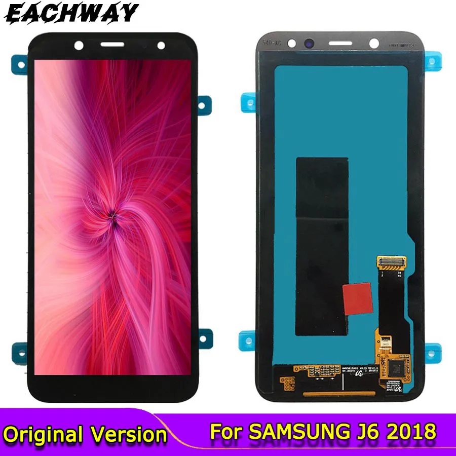 

Super AMOLED 5.6" inch Replacement Parts for Samsung J6 2018 J600 J600F J600G LCD Screen Display Digitizer touch screen assembly