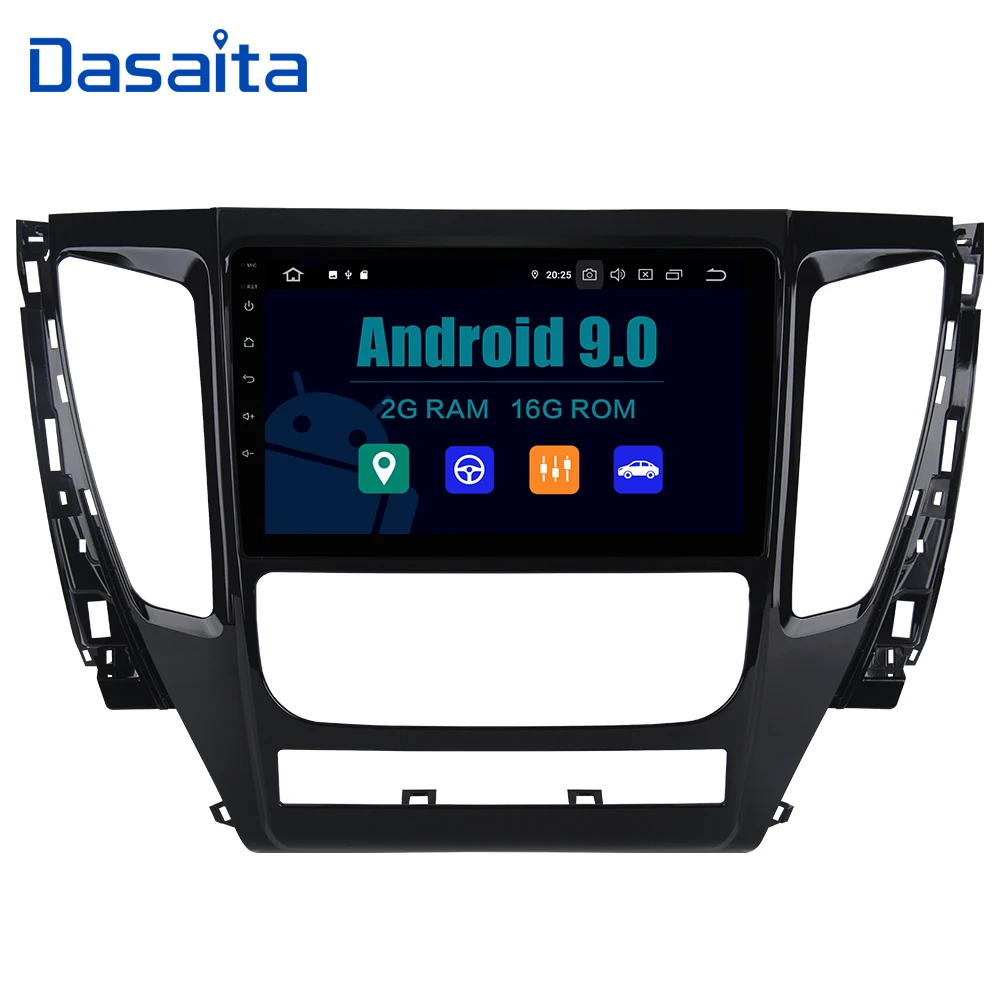 Автомобильный стерео 1 Din 9 &quotHD экран Android 0 для Mitsubishi Pajero Sport 2017 Авторадио 1080P видео