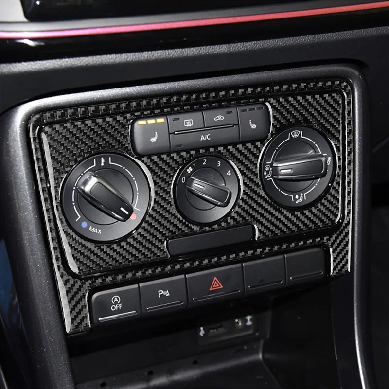 

Carbon Fiber Interior Accessories Air Conditioning CD Panel Carbon Fiber Sticker For Volkswagen Beetle 2012-2019 Carbon Fiber