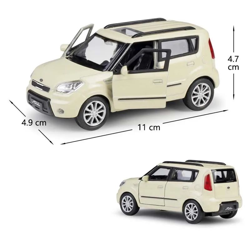 WELLY литье под давлением 1:36 KIA Soul классическая модель автомобиля с высокой