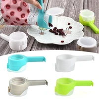 new seal pour food storage bag clip snack sealing clip keeping fresh sealer clamp plastic helper travel kitchen tools