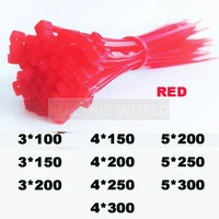 cable ties red 500pcs self locking nylon wire cable zip ties 2 5x100 3 5x100 organiser fasten cable