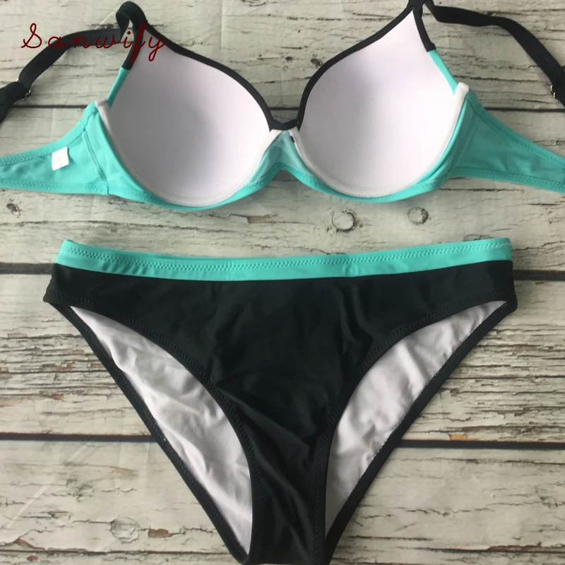 

New Sexy Bikini Push Up Swimsuit Swimwear Women Biquinis 2018 Swimming Suit