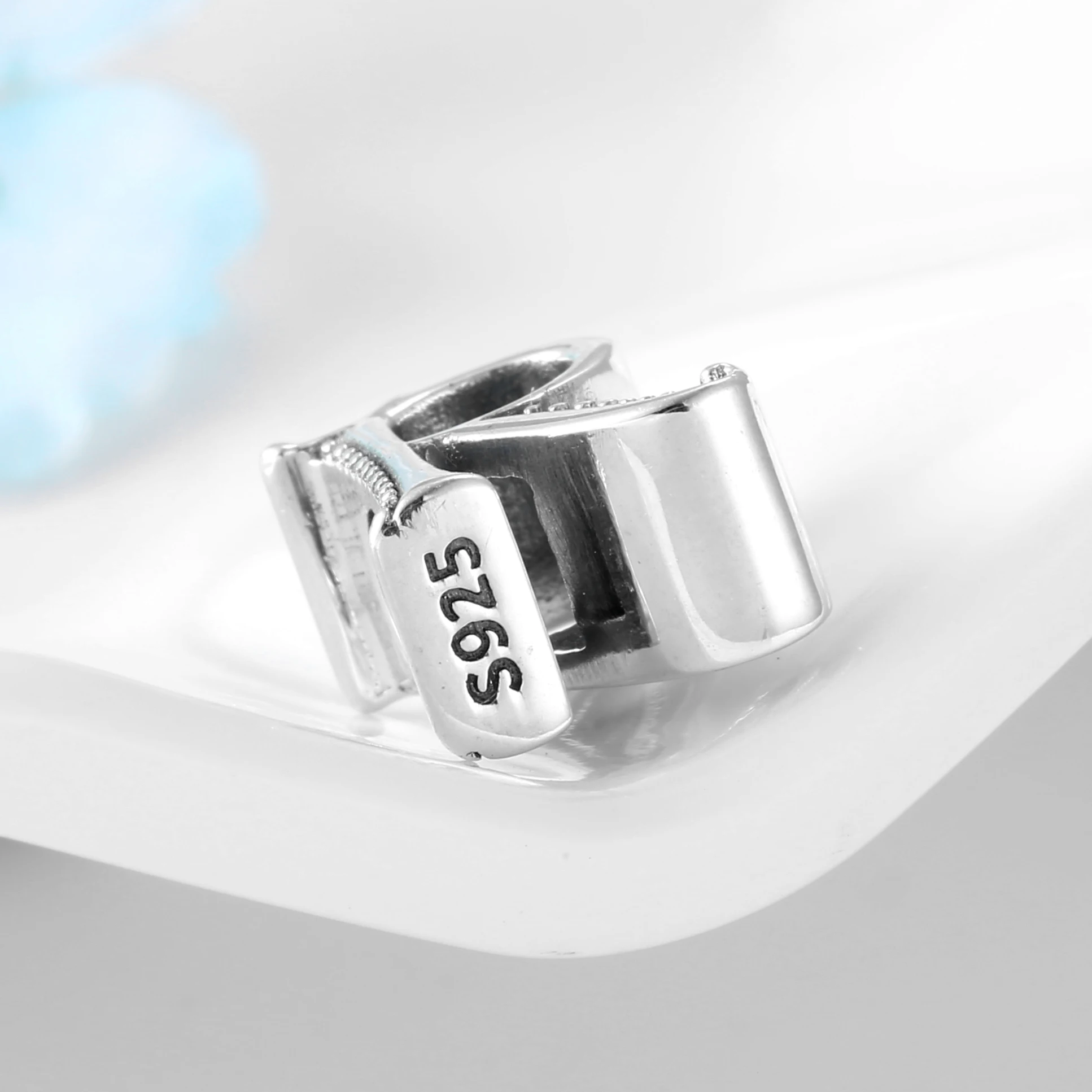 Женский браслет из серебра 925 пробы с буквами R|Ювелирные шармы| |