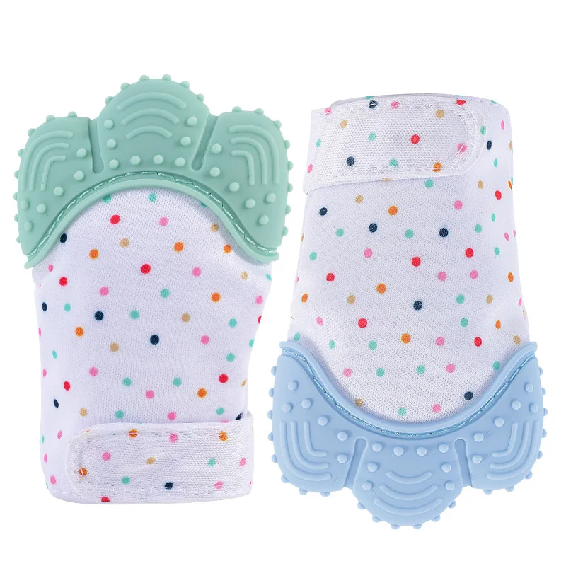 

Baby Teether Gloves, Baby Silicone Teether, Bite And Cheek, Baby'S Anti-Eating Hand Bite Tool