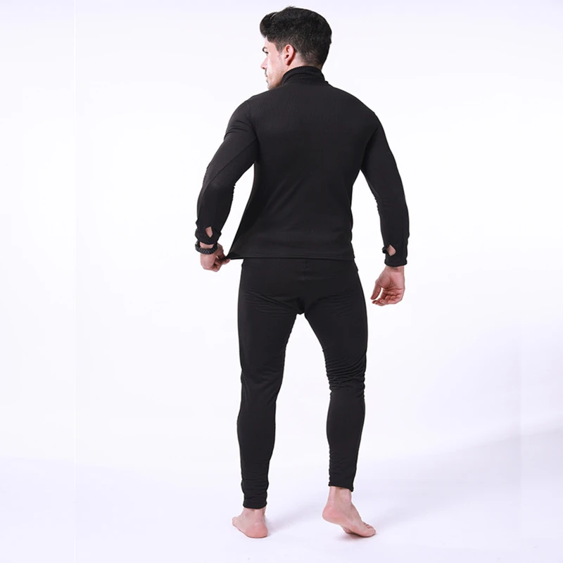 Winter Top Quality New Thermal Underwear Sets Men Compression Fleece Sweat Quick Drying Thermo Male Clothing | Мужская одежда