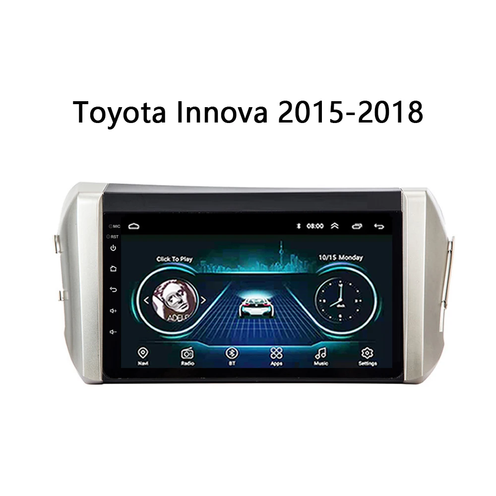 Автомобильный радиоприемник для Toyota Innova 2015 2018 gps навигация 9 дюймов Android 8 1