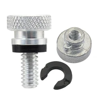 rear fender seat bolt screw mount nut kit for harley touring street glide chrome billet aluminum alloy motorcycle accessories