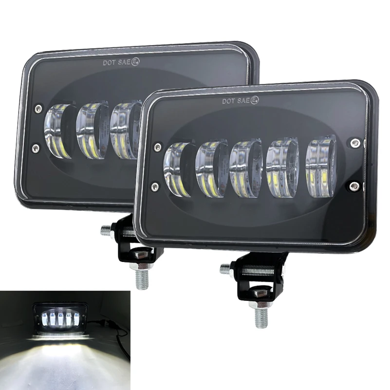 

2pcs/1pcs 50W 6 inch Car Led Light Bar LED Work Light Motorcycle Spot Beam Driving Lamp for Offroad Truck Trailer Boat Tractor