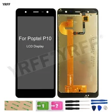 New LCD Screens For Poptel P10 LCD Display Touch Screen Digitizer Assembly Phone Repair Sets 100% Tested