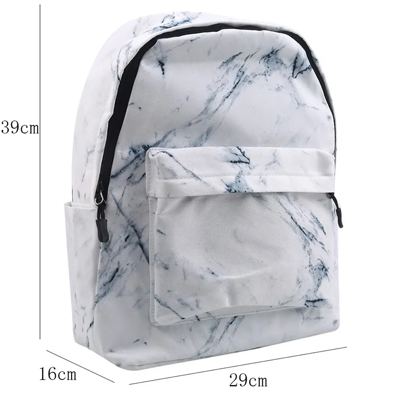 

2020 Backpacks Fashion School Bag For Teenage Backpack marbled printed Shoulder Bag Canvas Large Capacity Bags
