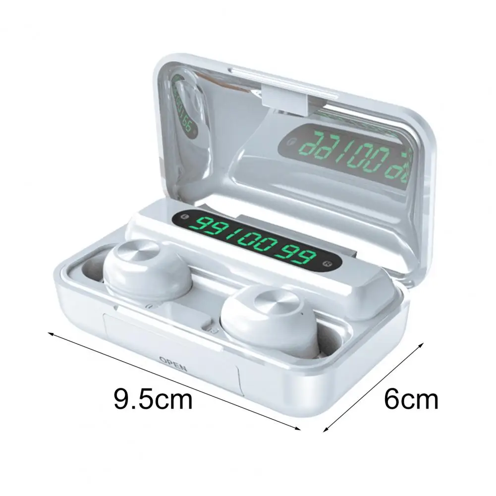 

TWS Bluetooth 5.0 In-Ear Earphone 9D Stereo LED Display Screen Wireless Headphones 2000mAh Charging Box Smart Touchs Earphones