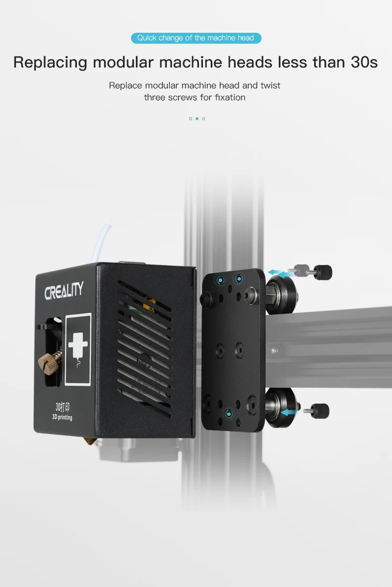 CREALITY 3D CP-01 3 в 1 печать 4800 об/мин лазерная гравировка 3D печать с ЧПУ функция резки