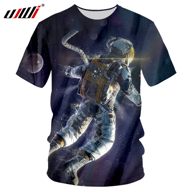 

UJWI Мужская свободная Спортивная футболка с круглым вырезом 3D мини-черепа панк-рок Мужская футболка с принтом большого размера забавная Пов...