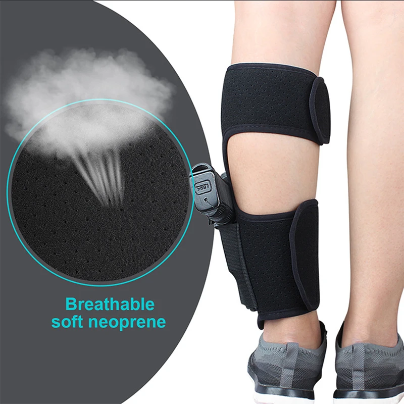 

Тактический Универсальный скрытые регулируемые черный носить лодыжки нога пистолет для стреляния оружий кобура Принадлежности для охоты