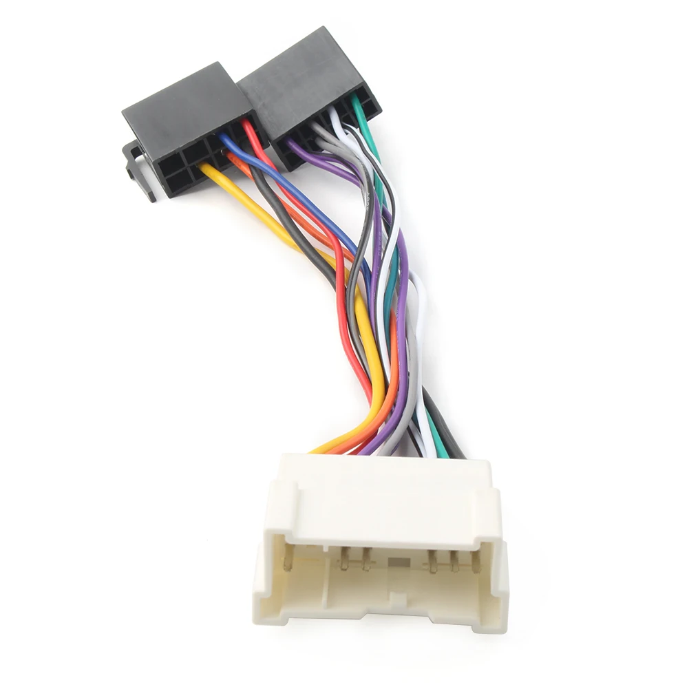 Автомобильная проводка ISO стерео радио штекер свинцовый ткацкий адаптер для Hyundai