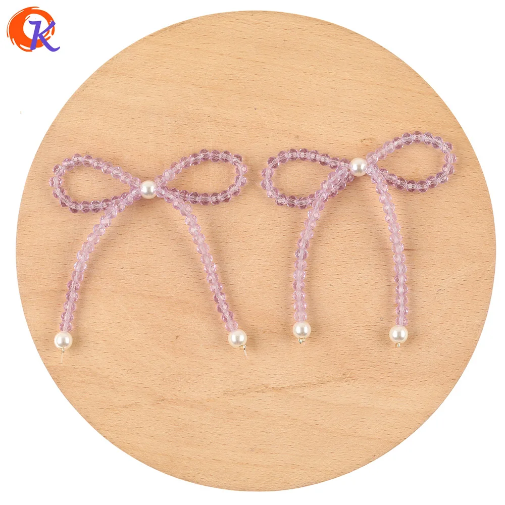 

Cordial Design 50Pcs 63*68MM Jewelry Accessories/Hand Made/Earring Findings/Imitation Pearl/DIY Connectors Making/Crystal Charms