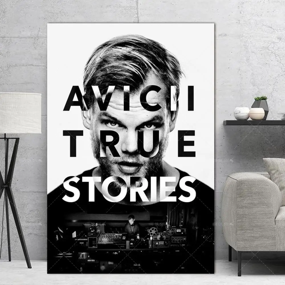 

Modern Home Decor Poster Avicii Music Album Poster Wall Art Canvas Painting Picture Print Poster Modular For Living Room Frame