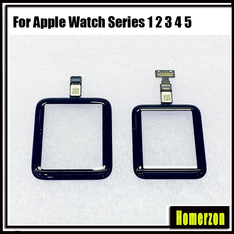 Tested Touch Screen Digitizer Lens Add OCA Glue For Apple Watch Series 4 3 2 1 38mm 40mm 42mm 44mm LCD Front Glass Replacement | Мобильные