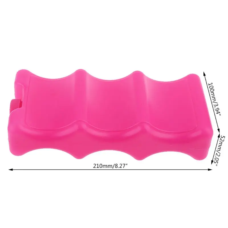 

600ml Reusable Ice Brick Ice Block Ice Pack Cooler Milk Storage For Cooler Bag