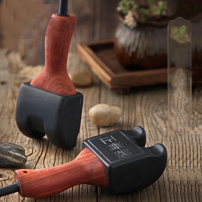 Каменная игла массажер каши Электротермический шейный уход за шеей углубление