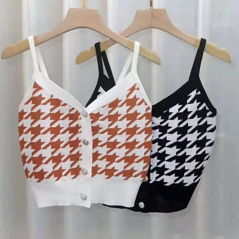 

Autumn and Winter Single-Breasted Sweater Cardigan Vest Women's Slim Fit