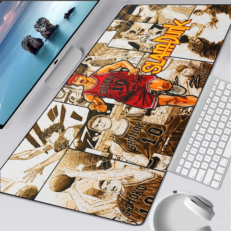 

Anime SLAM DUNK Mouse Pad to Mouse Notbook Computer Mousepad Gaming Padmouse Gamer Large Keyboard Mouse Mats Holiday gift