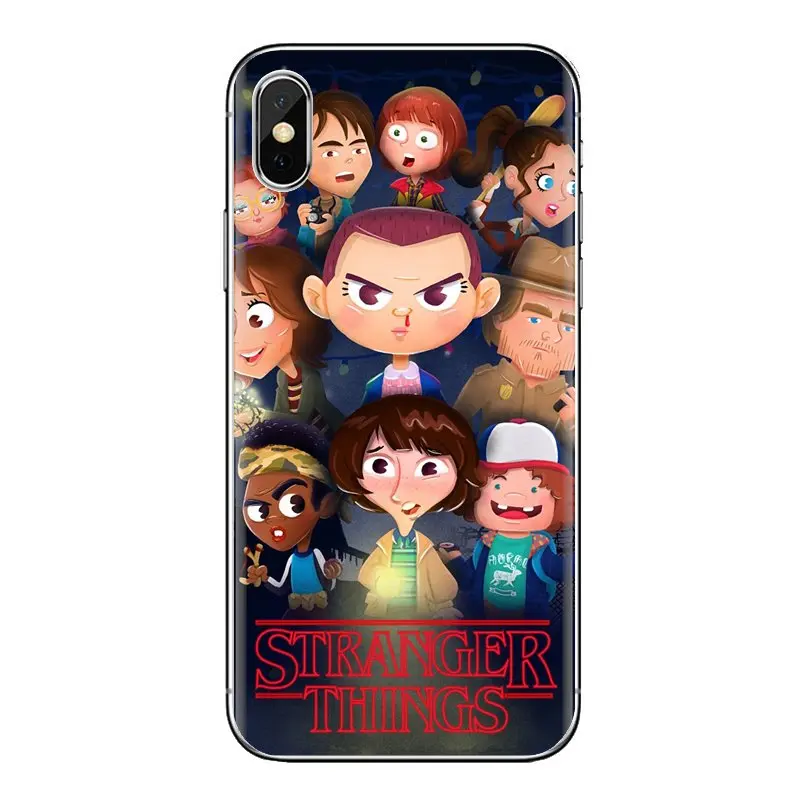 Soft Transparent Shell Cases For Xiaomi Redmi 4 3 3S Pro Mi3 Mi4 Mi4i Mi4C Mi5 Mi5S Mi Max Note 2 eleven stranger things art |