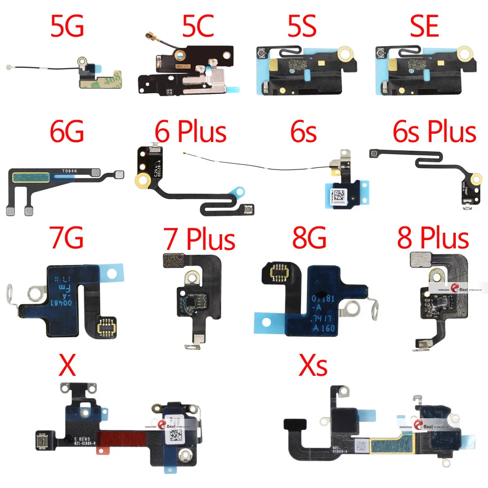 Гибкий шлейф с Wi Fi GPS для iPhone 5 SE 5S 6 6s 7 8 Plus X XR XS MAX антенной крышка сигнала гибкий