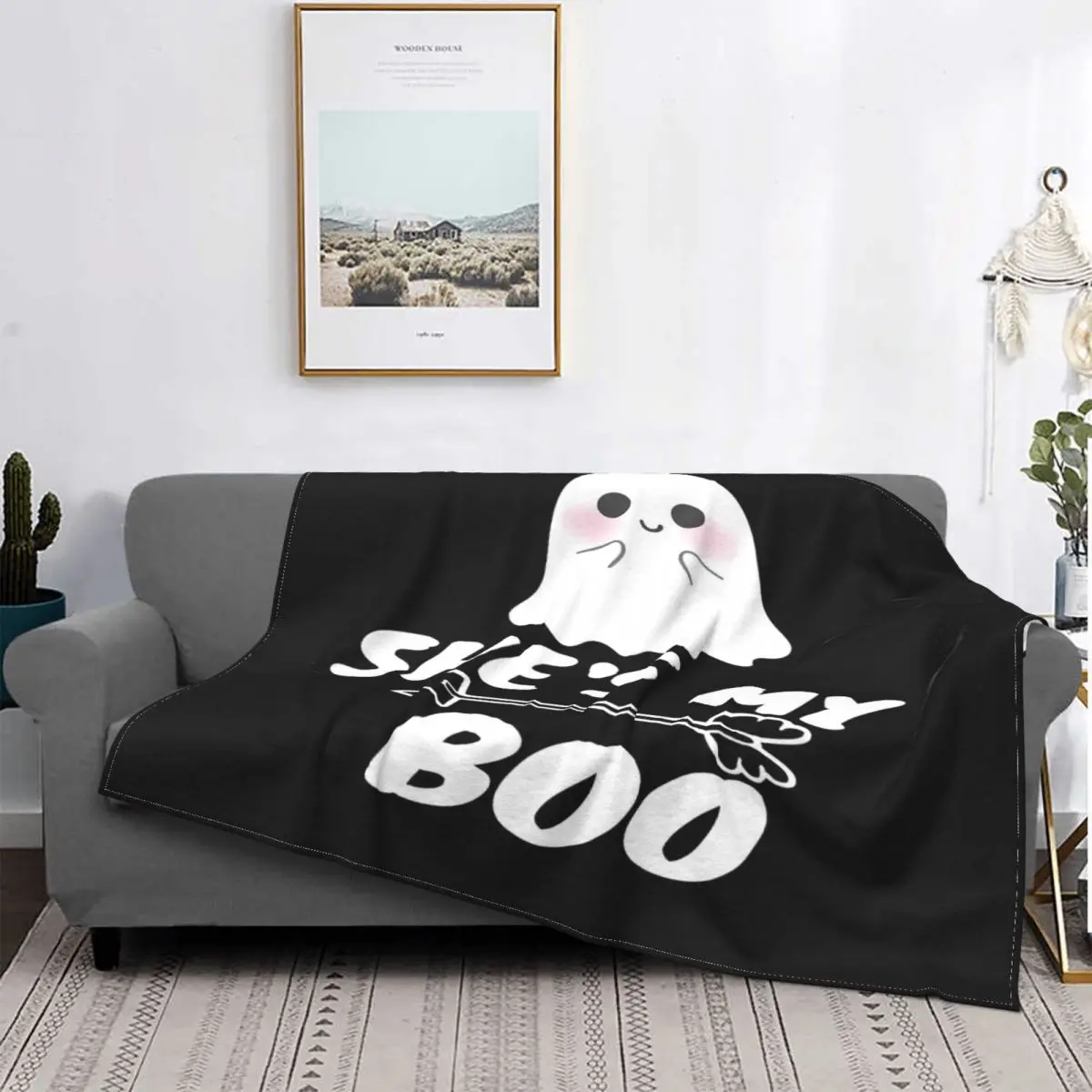 

Одеяло She's My Boo, покрывало для кровати, плед, покрывало для дивана, теплое одеяло, одеяла и одеяло