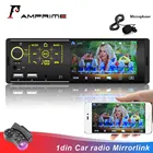 Автомагнитола AMPrime, MP5-плеер с сенсорным экраном 4,1 дюйма, Bluetooth, микрофон и камера заднего вида