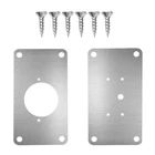 Ремонтная пластина для мебельных петель с винтами, Настольная кровать из нержавеющей стали, инструмент для крепления, ремонтная пластина с фиксированным кронштейном