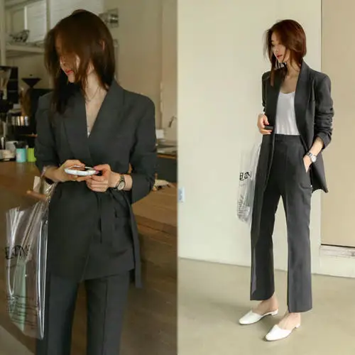 Женский брючный костюм офисные женские деловые брюки одежда для работы