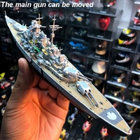 german bismarck battleship warship wwii ship military static finished ship model