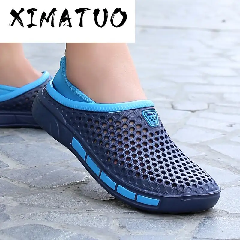 Новинка 2020 удобные мужские сандалии для бассейна летняя уличная пляжная обувь