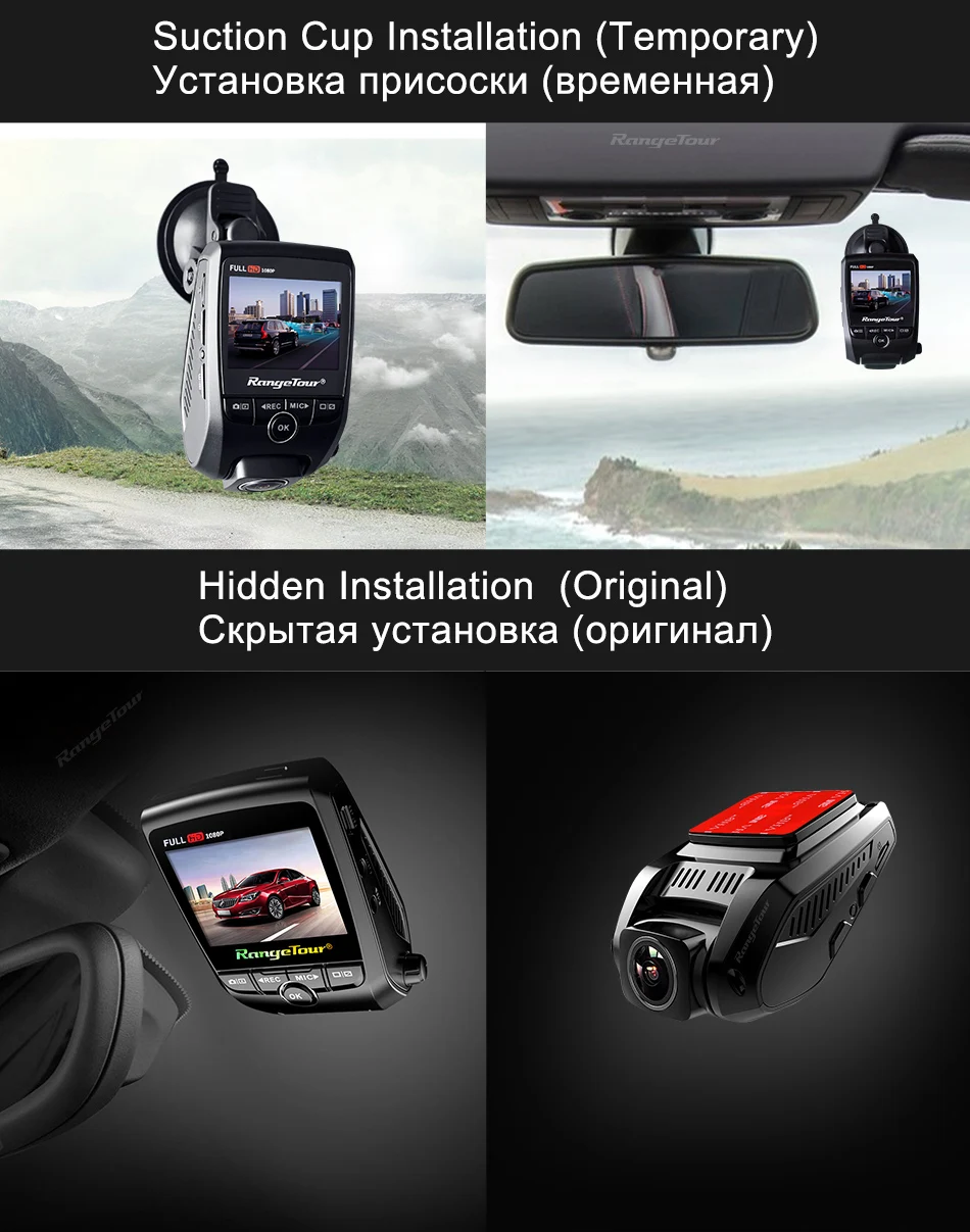 Автомобильный видеорегистратор 4K 2160P gps WiFi ADAS Dash Cam с двумя объективами 1080P+ 1080P автомобильная камера