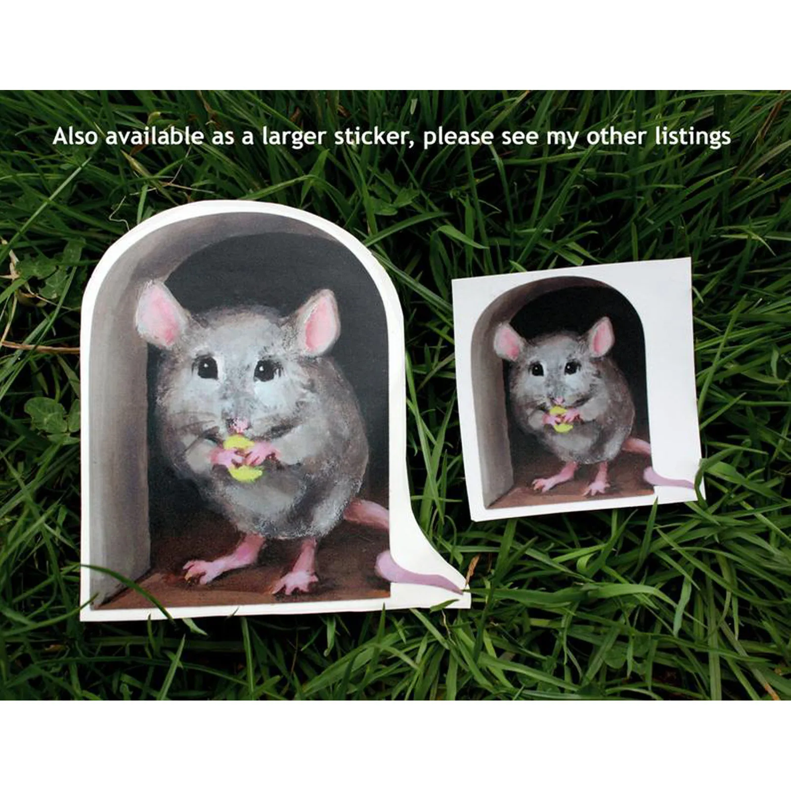 3d креативная миниатюрная мышь фотообои 2020 Настенная Наклейка с мышью быстрая