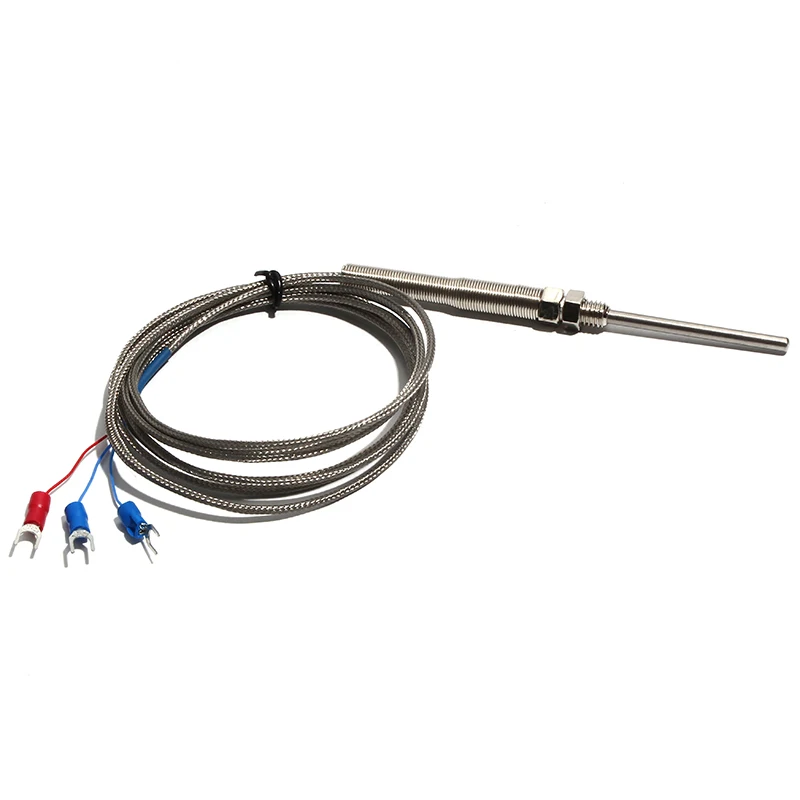 LUJINXUN M8x1 25 Резьбовая термопара PT100 Промышленный датчик температуры 4x200 мм 4x250 4x300