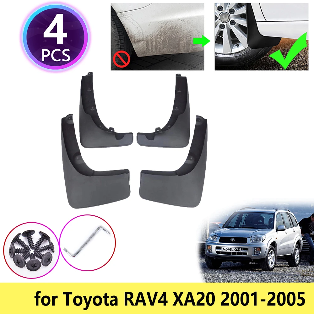 

Брызговики передние и задние для Toyota RAV4 XA20 2001 2002 2003 2004 2005 RAV 4, брызговики, брызговики