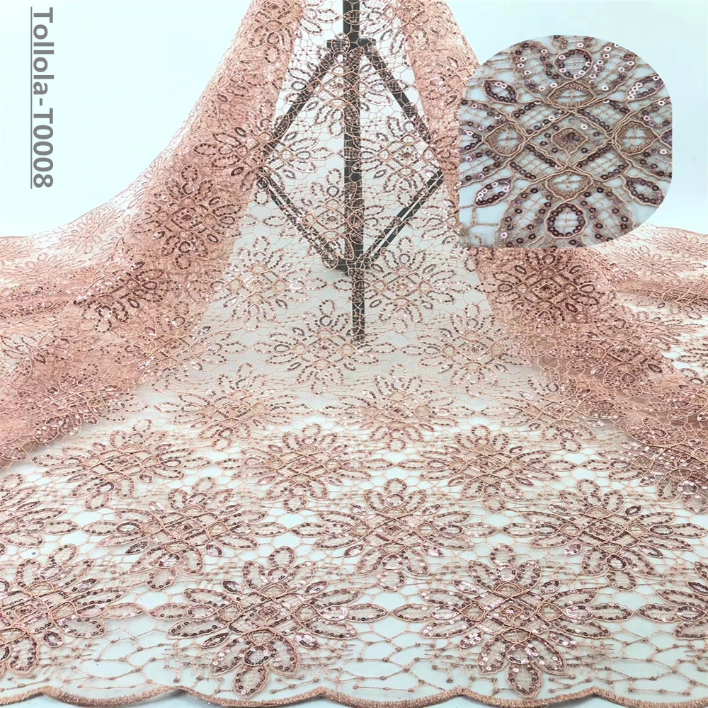 Новинка 2019 французское нигерийское кружево ткань высокого качества тюль
