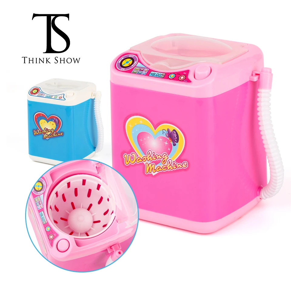 Электрическая мини машинка для чистки кистей макияжа аппарат мытья спонжей и