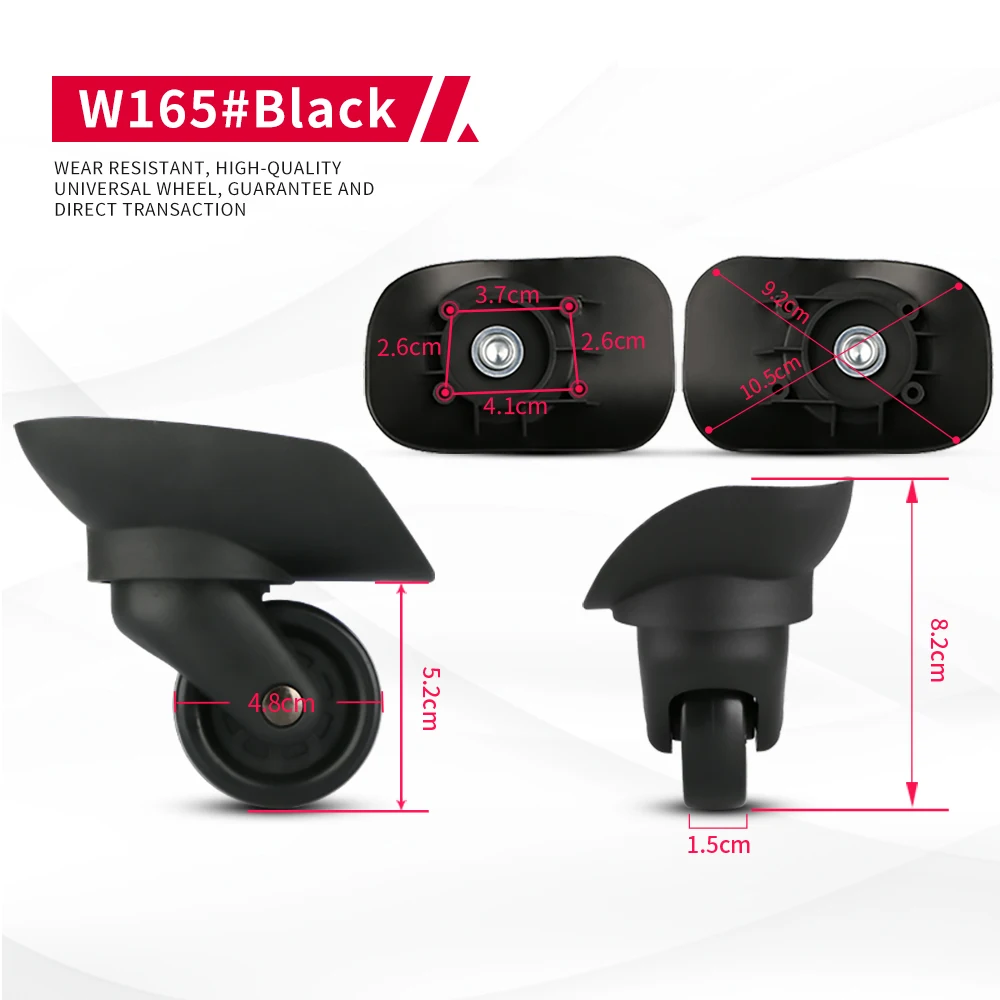 DILONG W165 Suitable for luggage wheel trolley cases universal wheels suitcases accessories repairs customization casters