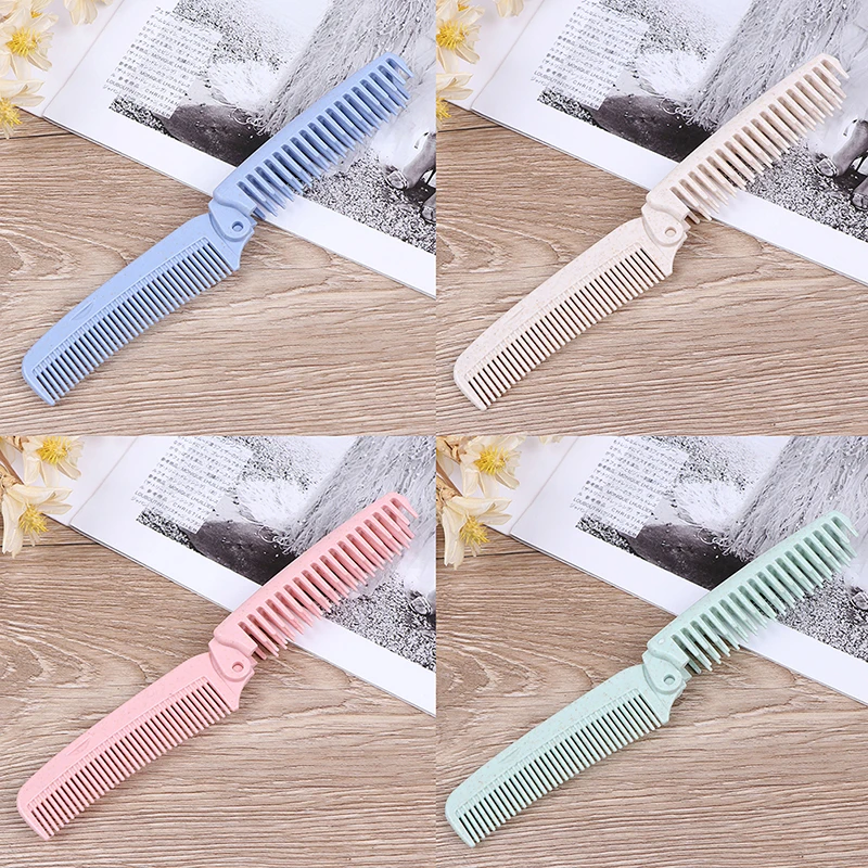 

Portable Travel Hair Brush 1Pcs Foldable Hair Comb Brush Anti-static Hairbrush