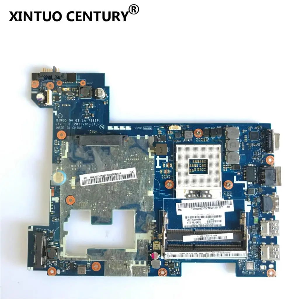 

Материнская плата qiwg5 _ g6_g9 LA-7982P для ноутбука LENOVO G580 P580, бесплатная доставка, высокое качество, Протестировано 100% работоспособность