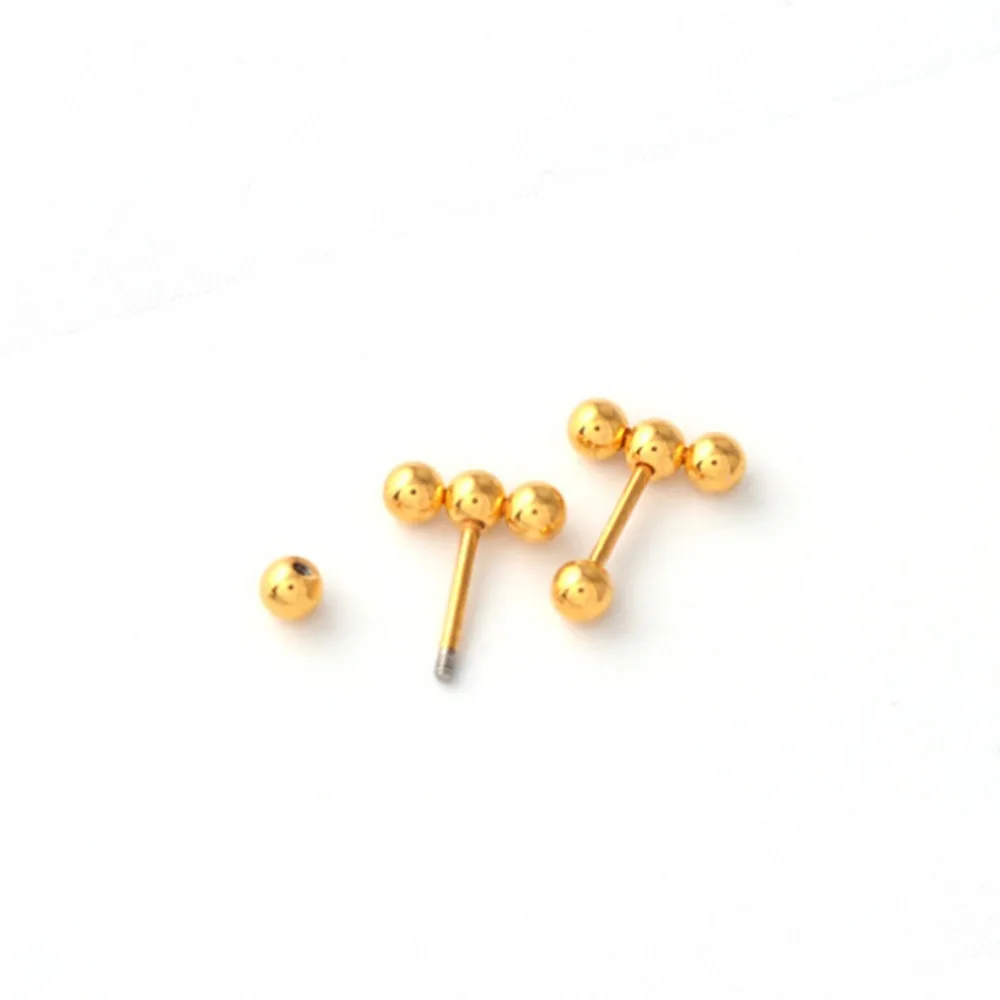 Женские серьги-гвоздики в стиле панк модные простые металлические гвоздики с