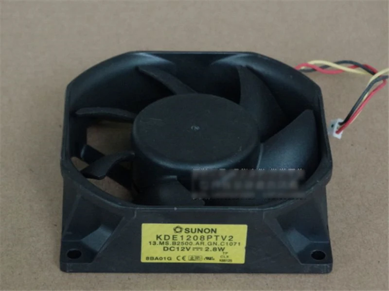 Оптом и продажи Оригинальные SUNON KDE1208PTV2 13.MS. B2500.AR.GN DC12V 2 8 Вт 80x80x25MM сигнализация